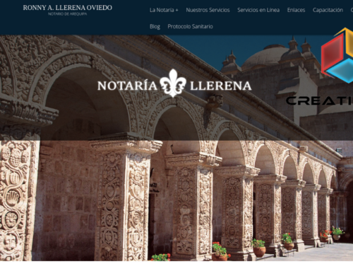 Notaría Llerena: Plataforma Web y Gestión de Correos